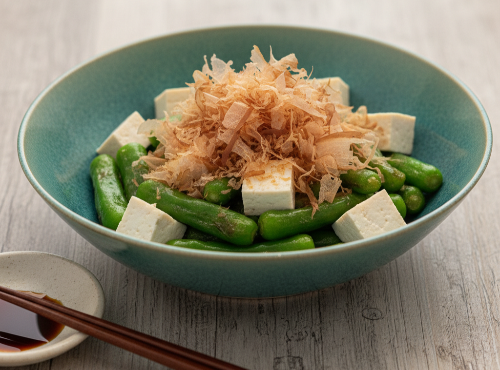 あまなが+豆腐で作る血圧にやさしいおかず