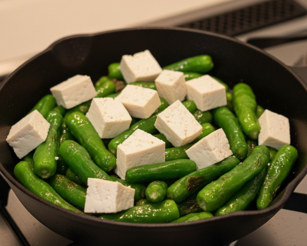 あまなが+豆腐で作る血圧にやさしいおかず